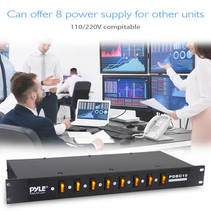 product image number 5 for Pyle Power Supply 8 Outlet With Switches
