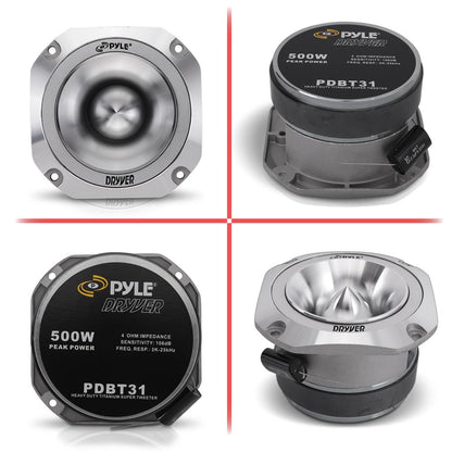 product image number 2 for Pyle 1.5" Heavy Duty Titanium Super Tweeter