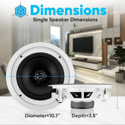 8.0'' Home In-Wall / Ceiling Speakers