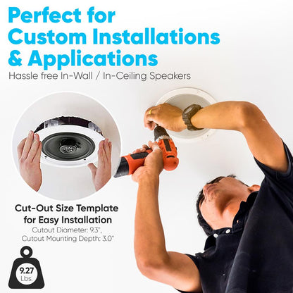 8.0'' Home In-Wall / Ceiling Speakers