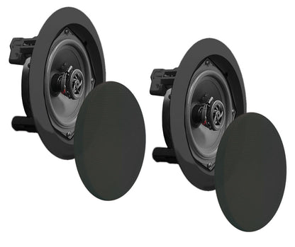 In-Wall/Ceiling Speakers 200W Flush Mount 2-Way Stereo System