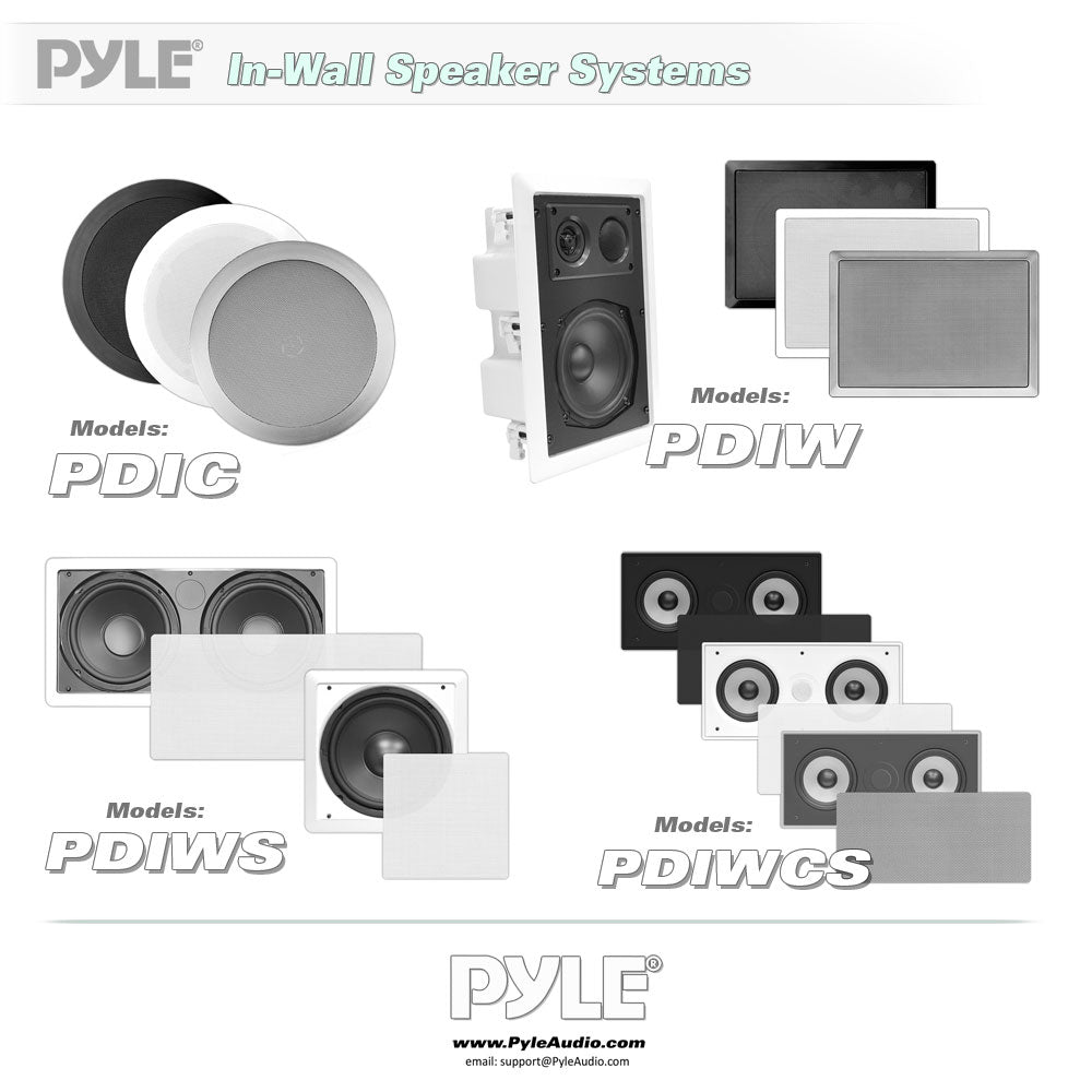 product image number 6 for Pyle 6.5'' In-Wall / In-Ceiling Speakers