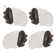 6.5" Bluetooth Ceiling/Wall Speakers 200W 2-Way Stereo, Easy Install