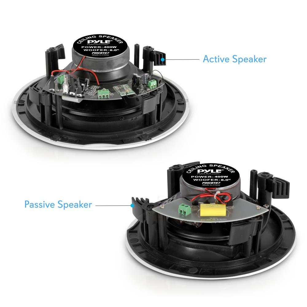 product image number 2 for Pyle USA 8.0'' Bluetooth Home Ceiling Speakers