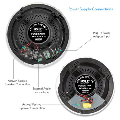 product image number 3 for Pyle USA 8.0'' Bluetooth Home Ceiling Speakers