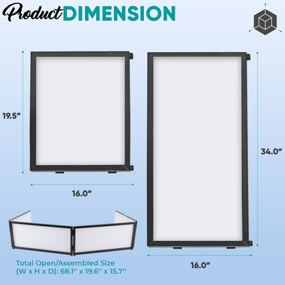 product image number 2 for Pyle Dj Booth Façade Screen Cover Scrim Panel
