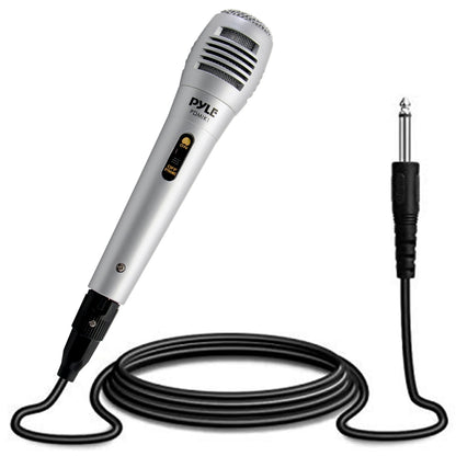 Dynamic Microphone High Output Steel Mesh Grill with 6.5 ft XLR Cable
