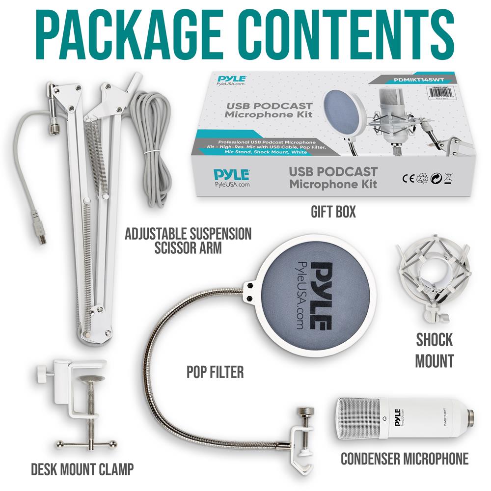 product image number 7 for Pyle Usb Podcast Microphone Kit
