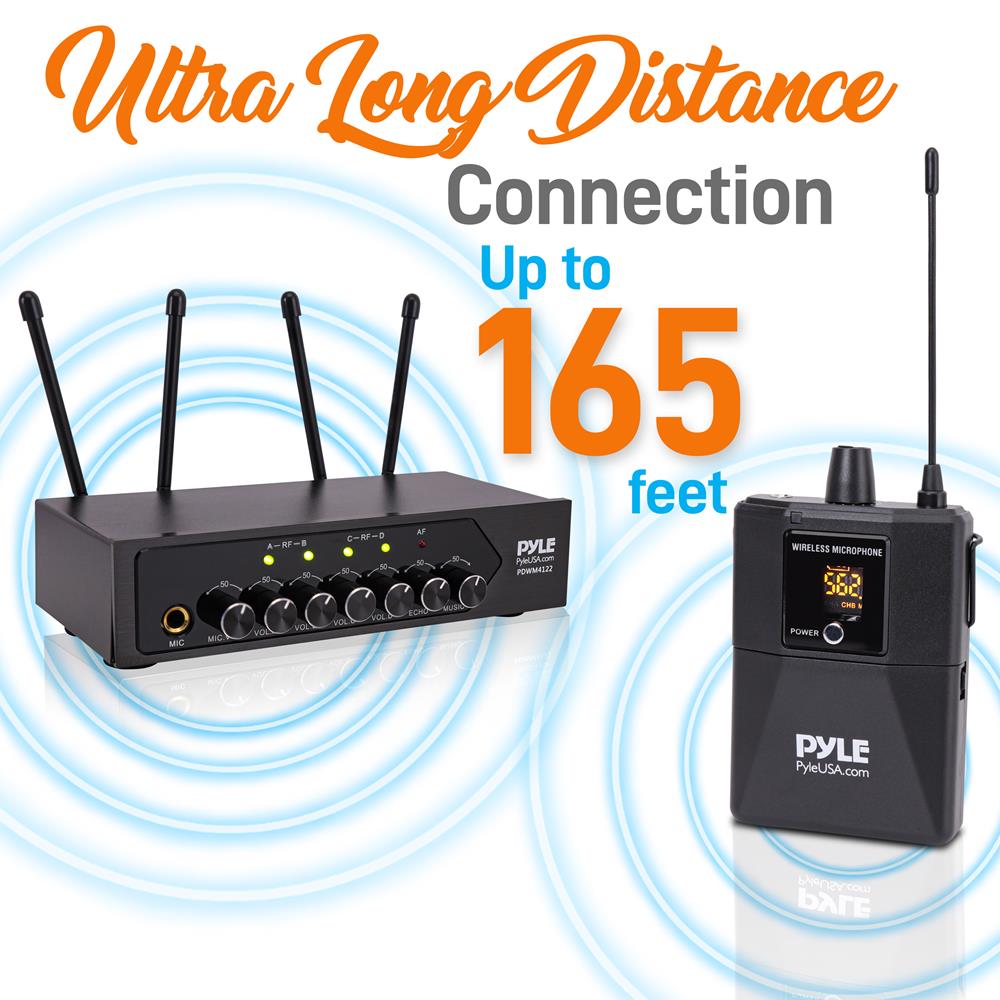 product image number 4 for Pyle Bluetooth Wireless Pa Microphone System