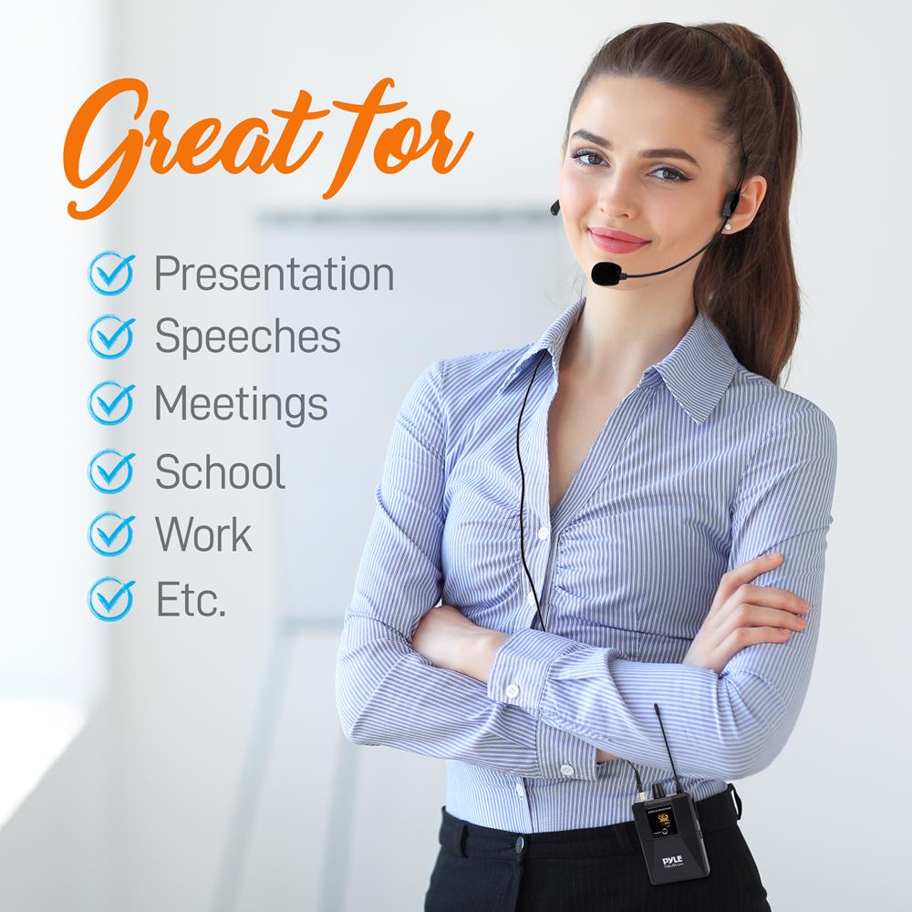 product image number 6 for Pyle Bluetooth Wireless Pa Microphone System