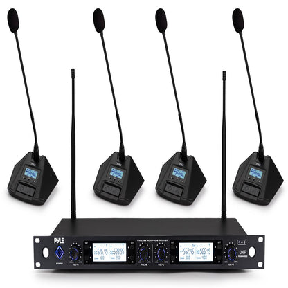 4-Channel Wireless Microphone System