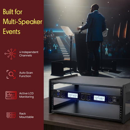 4-Channel Wireless Microphone System