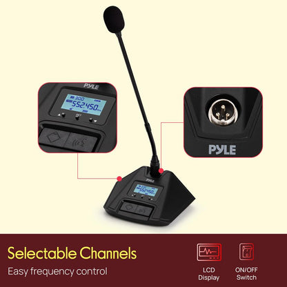 4-Channel Wireless Microphone System