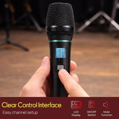 4-Channel Wireless Microphone System
