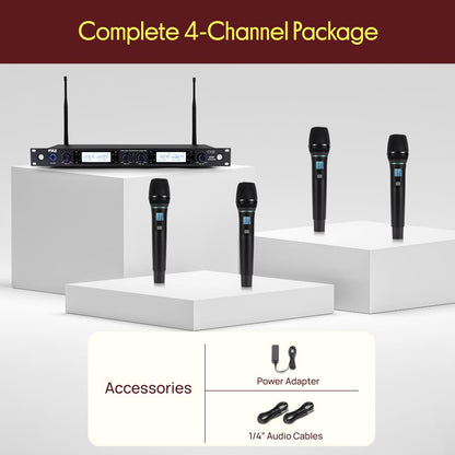 4-Channel Wireless Microphone System