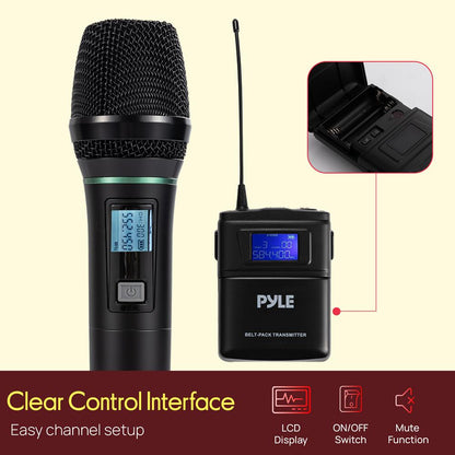 4-Channel Wireless Microphone System