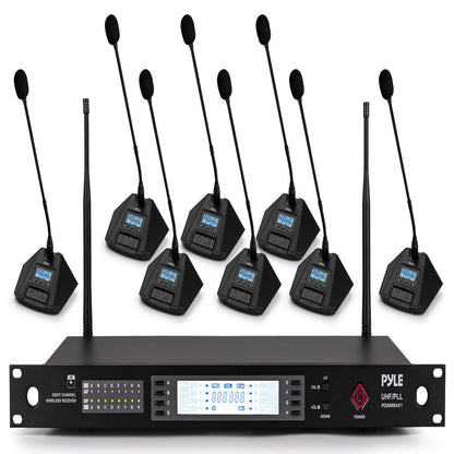 8-Channel Wireless Microphone System
