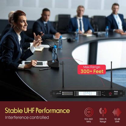 8-Channel Wireless Microphone System