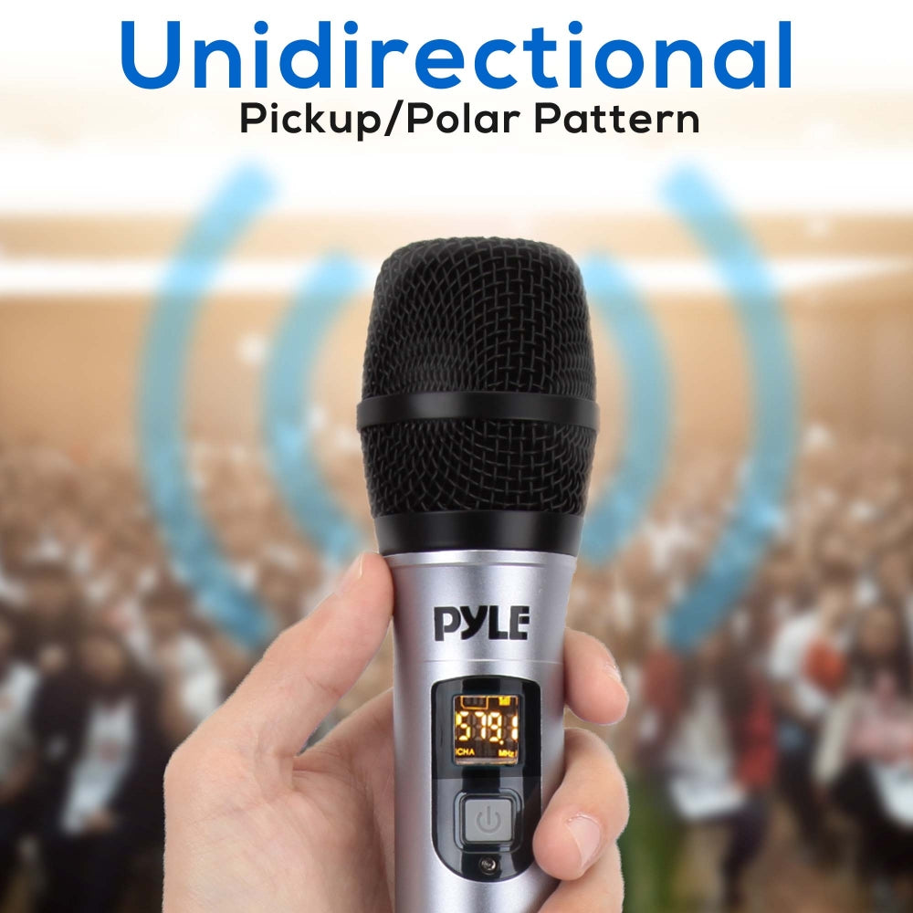 product image number 4 for Pyle Uhf Wireless Microphone Adapter System