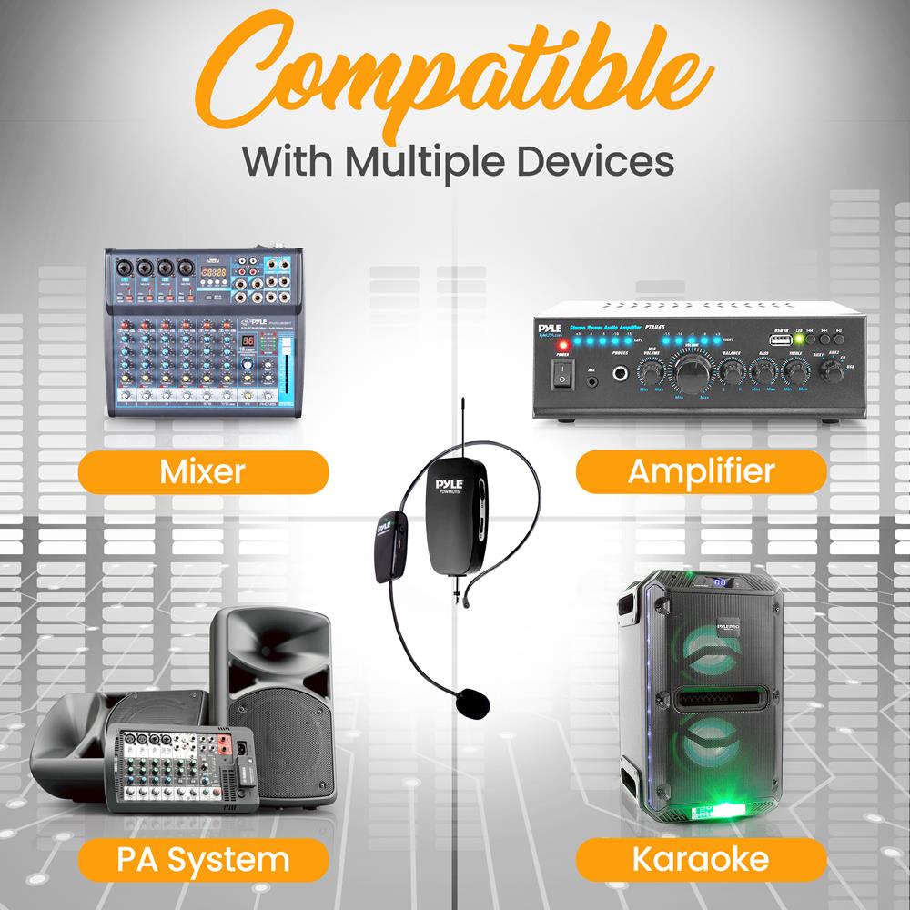 product image number 2 for Pyle Uhf Wireless Microphone