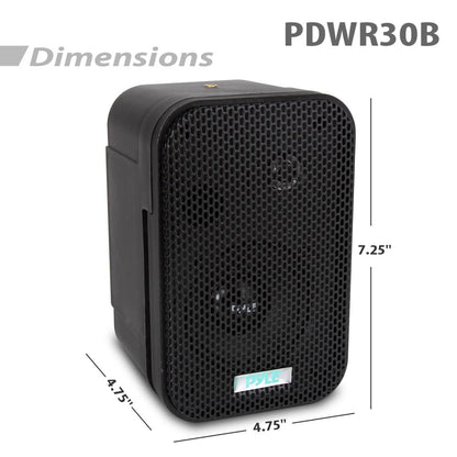 3.5'' Indoor/Outdoor Wall Mount Speakers