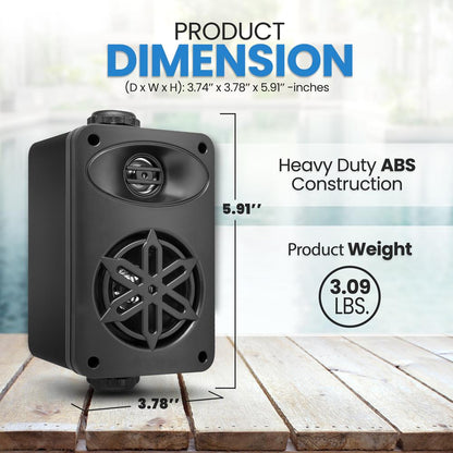 product image number 3 for Pyle 2-Way Indoor/Outdoor Speaker System
