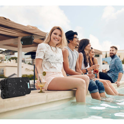 Waterproof Outdoor Speaker System, 5.25" Woofer, Heavy Duty, Black