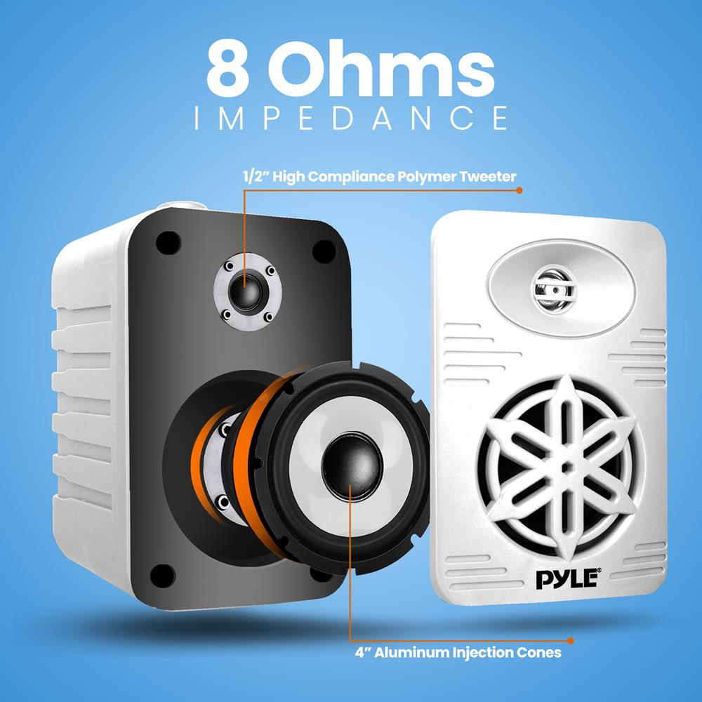 product image number 5 for Pyle 2-Way Indoor/Outdoor Speaker System
