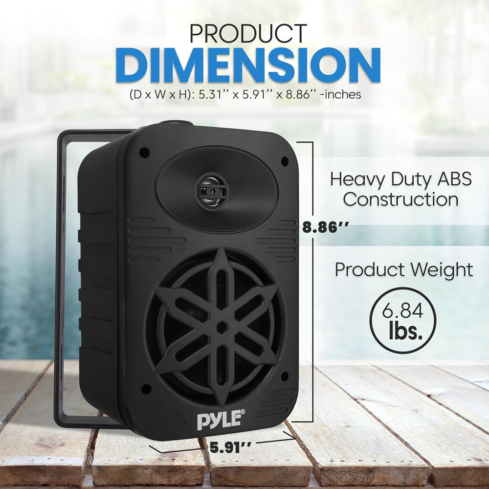 product image number 3 for Pyle 2-Way Indoor/Outdoor Speaker System