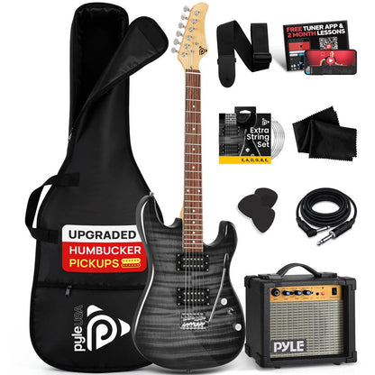 6-String Electric Guitar Kit- Includes Amplifier With Accessory Kit