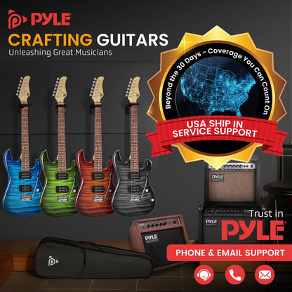 6-String Electric Guitar Kit- Includes Amplifier With Accessory Kit