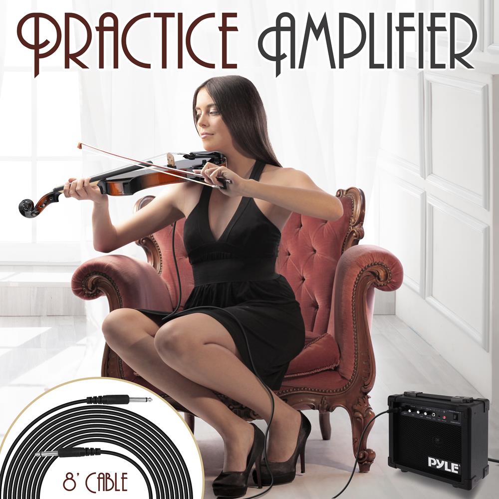 product image number 2 for Pyle Electric Plywood Violin