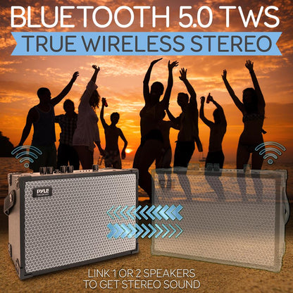 product image number 5 for Pyle 5.25‚Äù Portable Wireless Bt Streaming Spe