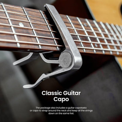 Acoustic Guitar Slide And Guitar Capo