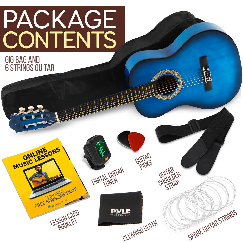 product image number 8 for Pyle Classic Style 3/4 Scale Guitar