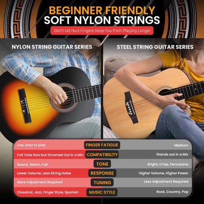 34’’ Acoustic Classic Guitar