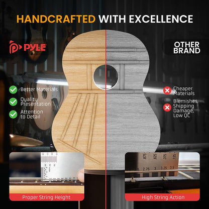 Acoustic Guitar Kit, Easy Play, Cutaway Design, 41" Cherry Burst