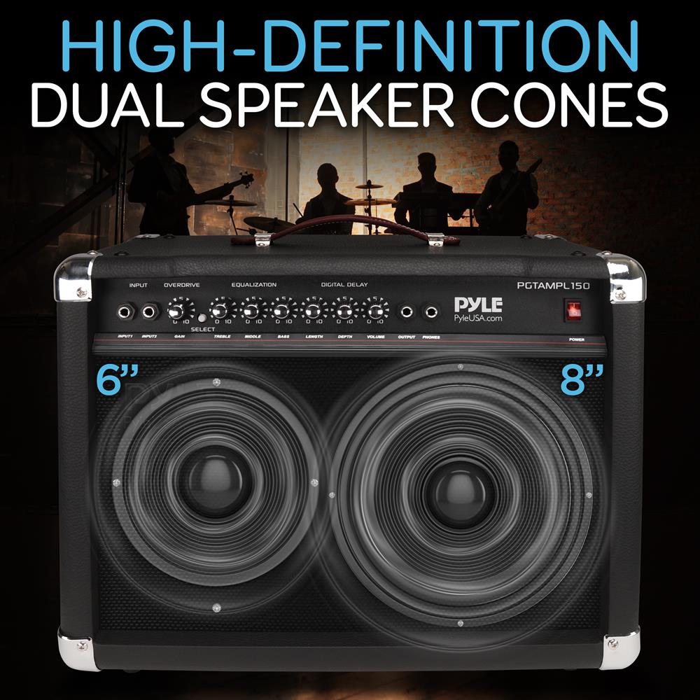 product image number 2 for Pyle Electronic Guitar Amplifier