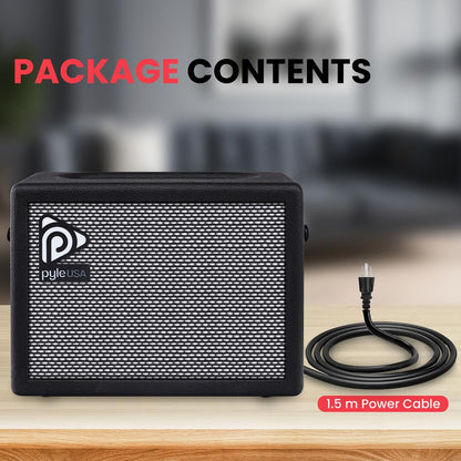 Portable Guitar Amplifier - Enhanced Sound, 5" Speaker, Leather Coated