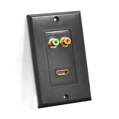 product image number 1 for Pyle Hdmi/Stereo Rca Audio Combo Wall Plate