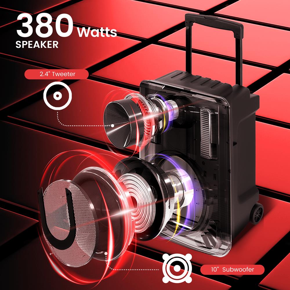 product image number 3 for Pyle 10‚Äù Portable Pa Speaker