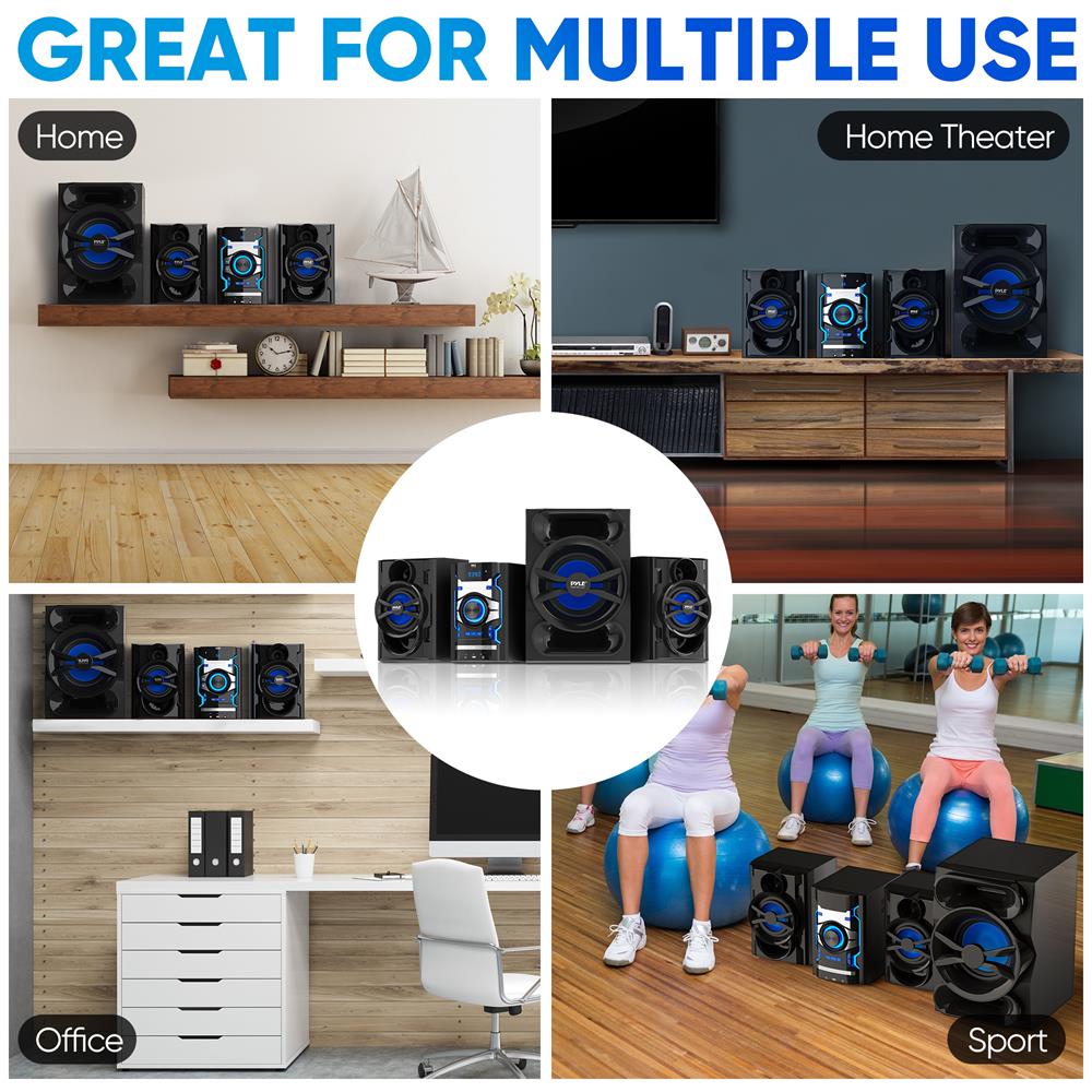product image number 6 for Pyle Wireless Bt Streaming Dvd Stereo System