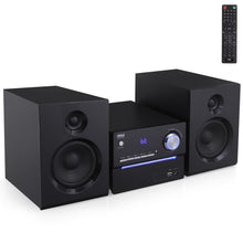 Stereo System Powerful Sound Bluetooth Wooden Speakers