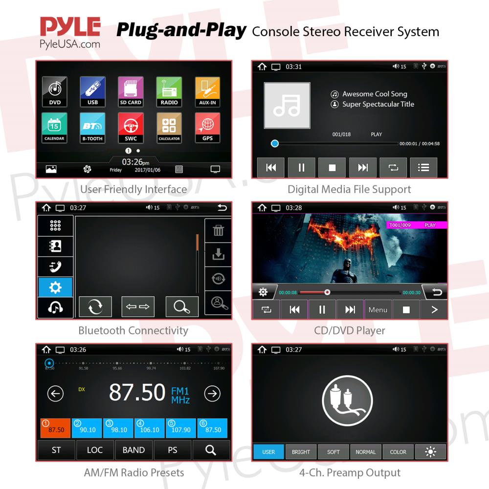 product image number 6 for Pyle 2016 Hyundai Elantra Replacement Stereo