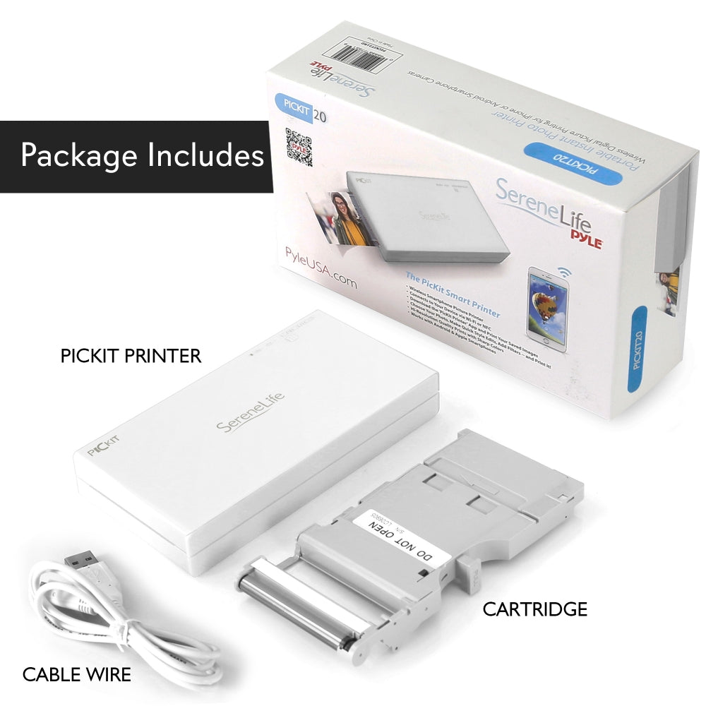 product image number 9 for SereneLife Smartphone Instant Photo Printer
