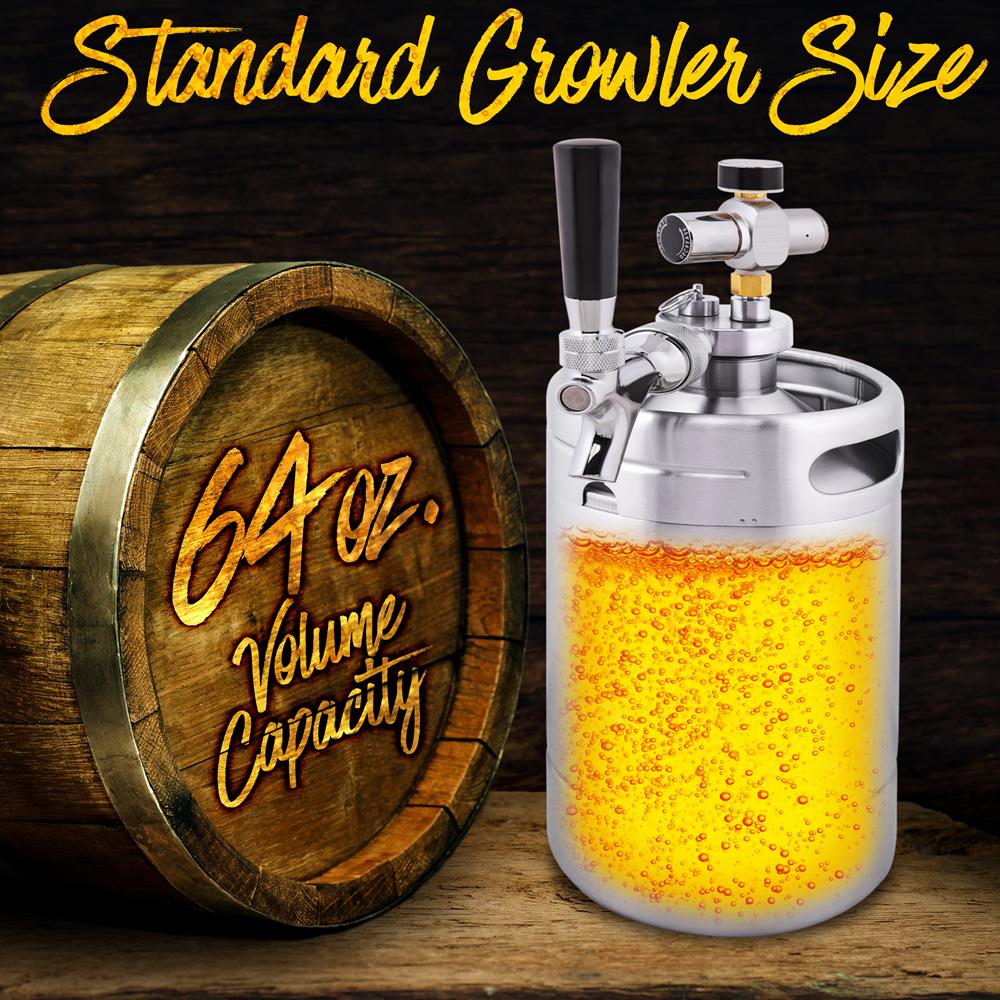 product image number 7 for NutriChef Homebrew Mini Keg Beer Dispenser