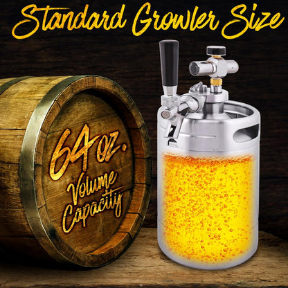 product image number 7 for NutriChef Homebrew Mini Keg Beer Dispenser