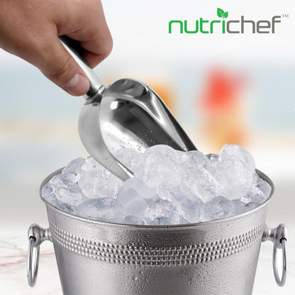 Stainless Steel Ice Scoop 12 oz Durable Dishwasher Safe