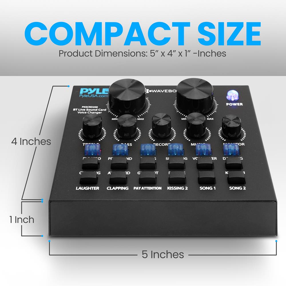 product image number 2 for Pyle Karaoke Audio Sound Card