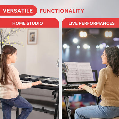 Heavy Duty Keyboard Stand, Digital Piano Stand, Height Adjustable